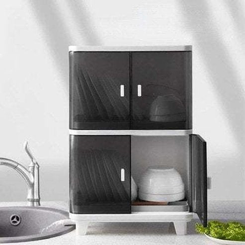 Large-capacity Kitchen Tableware Draining Storage Rack 