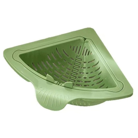 Magnetic Triangle Sink Drain Basket for Kitchen Food Waste and Vegetable Washing