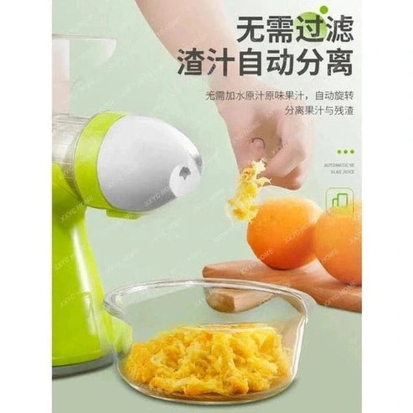 Manual Hand-Cranked Juicer for Pomegranate, Lemon, & Orange