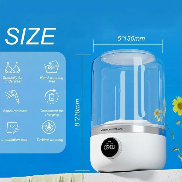 Portable underwear washing machine with dehydrating function
