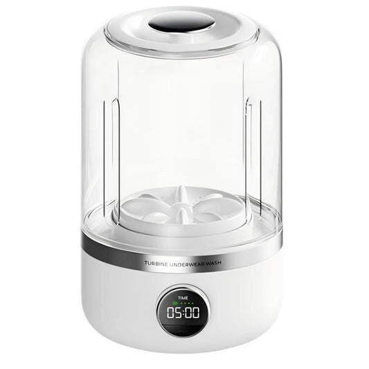 1L Mini Rechargeable Portable Washing Machine for Underwear, Socks & Travel Laundry