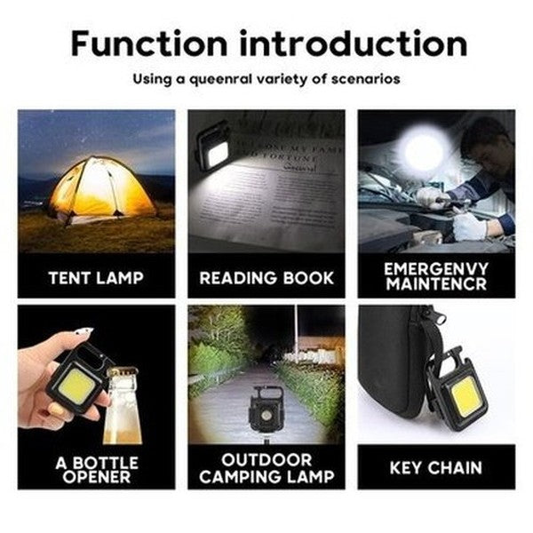 Mini USB Rechargeable Portable Pocket Flashlight