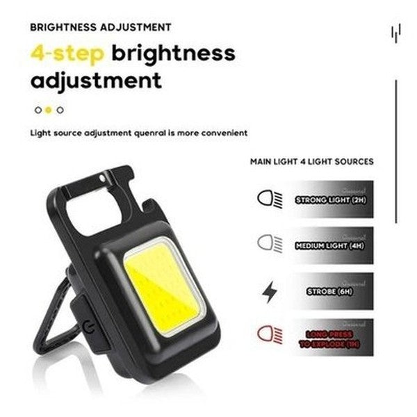 Mini USB Rechargeable Portable Pocket Flashlight