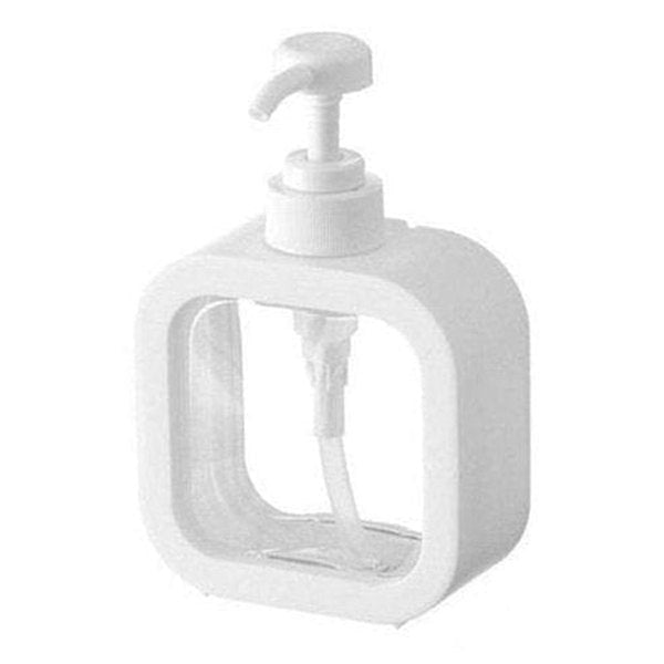 minimalist design bathroom transparent manual soap dispenser 300/500ml bathroom soap dispensers refillable lotion shampoo. type: soap and lotion dispensers