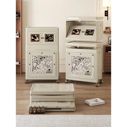 foldable wardrobe storage organizer for bedroom