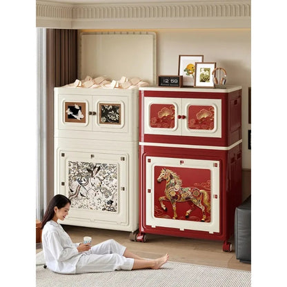 plastic wardrobe cabinet storage solution home