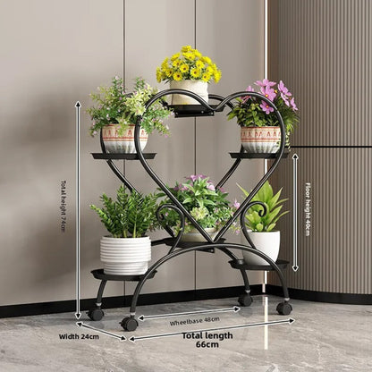 Minimalist Plant Display Shelf for Living Room Decor