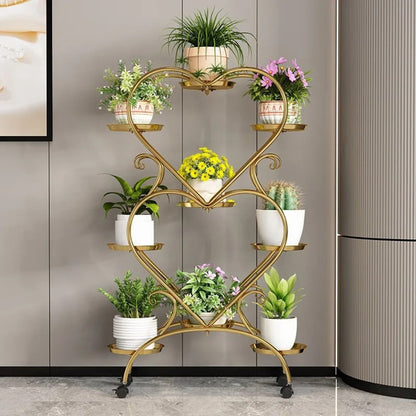 Elegant Indoor Plant Shelf with Modern Design
