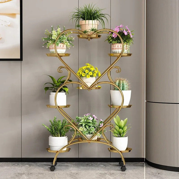 Elegant Indoor Plant Shelf with Modern Design