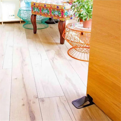 Lightweight Plastic Door Stop Wedge for Floor Protection