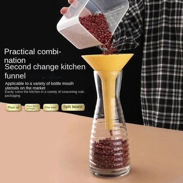 Multi-Functional Manual Juicer - Portable Citrus Press & Kitchen Funnel Tool