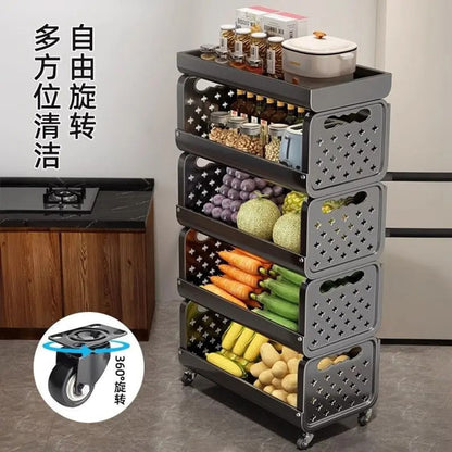 Multi-purpose fruit and vegetable organizer for kitchen