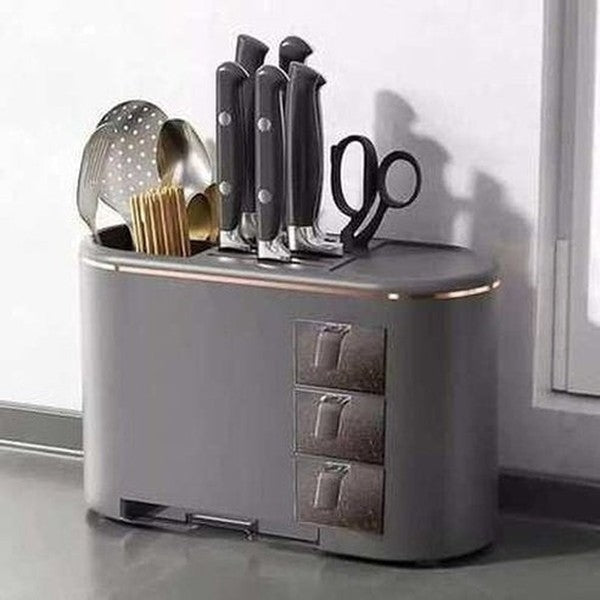 Multifunctional Countertop Deluxe Knife Storage Block