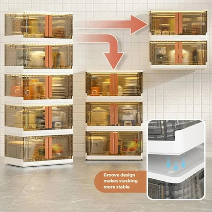 multi layer plastic organizer for home kitchen