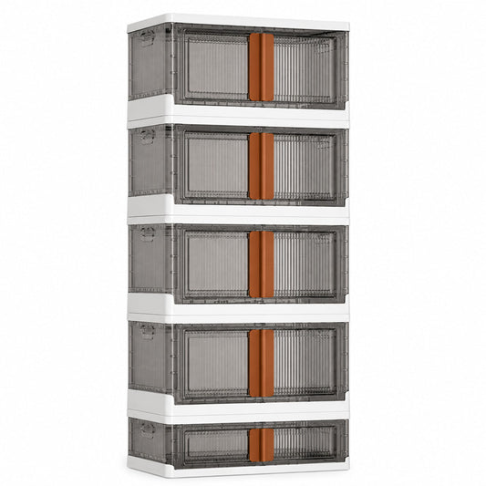 Nordic Plastic Kitchen Cabinets Multi-Layer Storage Organizer for Kitchen and Living Room