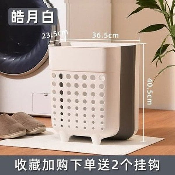 Durable Nordic Plastic Hanging Wall Laundry Basket