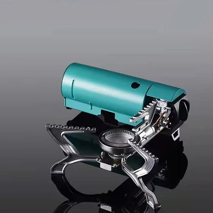 Compact camping stove with folding design