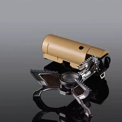 Stainless steel portable gas stove for outdoor cooking