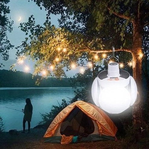 Lightweight and Waterproof Hooks USB Charging Lamp for Outdoor Adventures