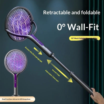 USB Type C Electric Bug Zapper Racket with Stand