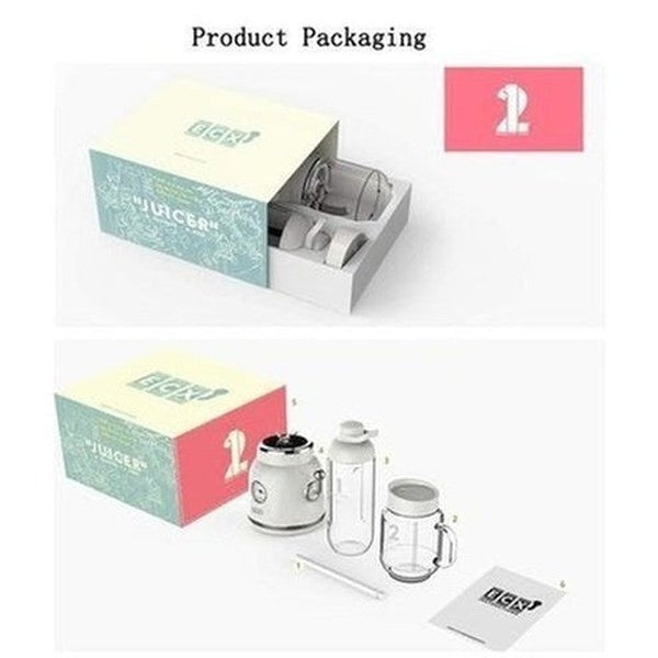 Retro Portable Mini Hand Juicer Fruit