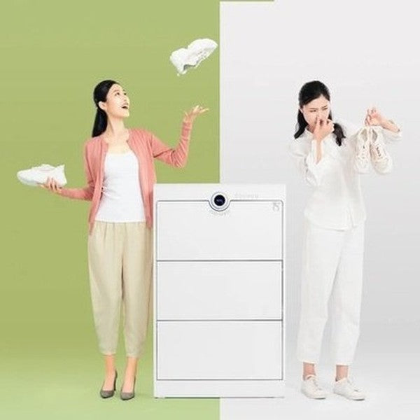 Rootsense smart shoe rack UV sterilization