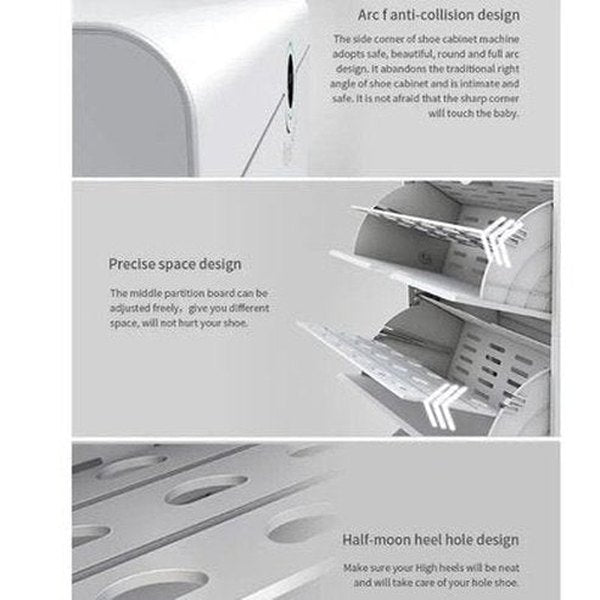 Rootsense smart shoe rack UV sterilization