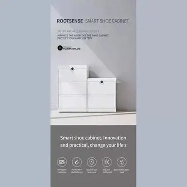 Rootsense smart shoe rack UV sterilization