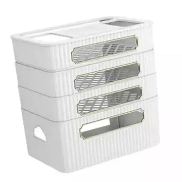 Router Storage Box Space Saving Cable Organizer Case