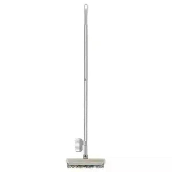 Cleaning Silicone Brush Scrub Brushes Khaki Long Handle Silicone Floor Scrub Brush – Dondepiso 