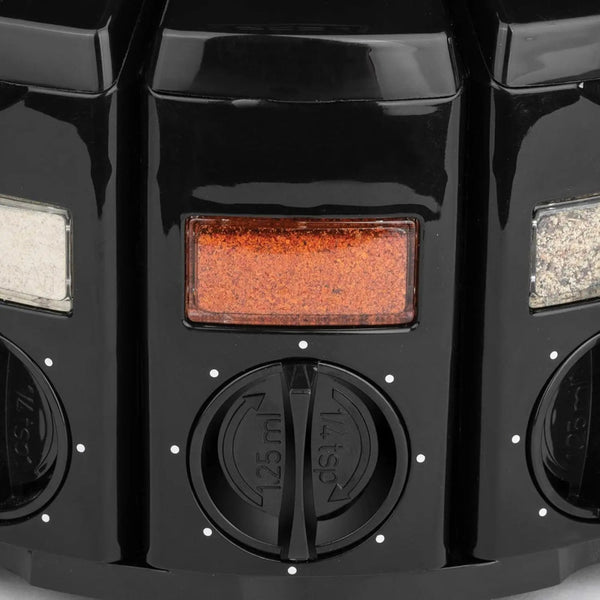 kitchen spice organizer with auto dispenser