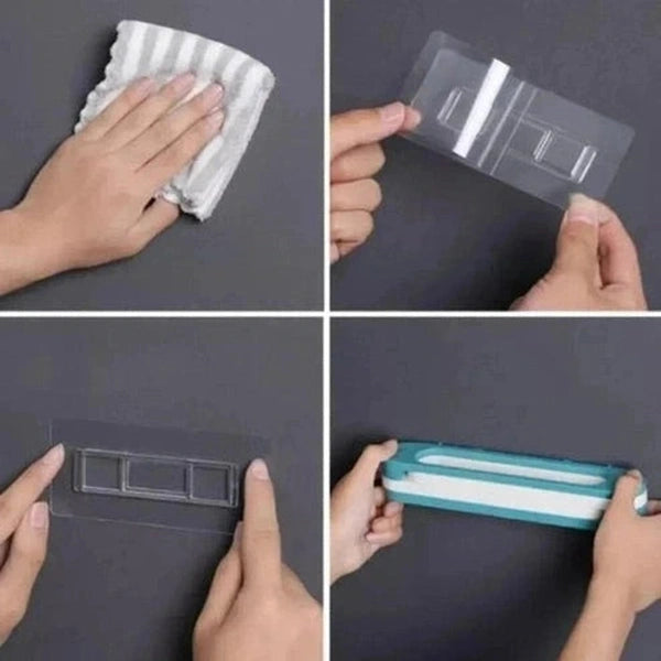 Self-Adhesive Wall-Mounted Slipper Rack