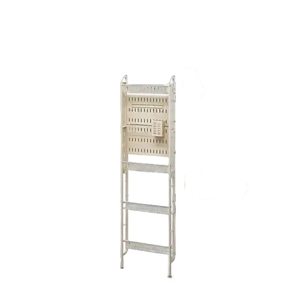 slim refrigerator side storage rack space saving kitchen organizer narrow gap design