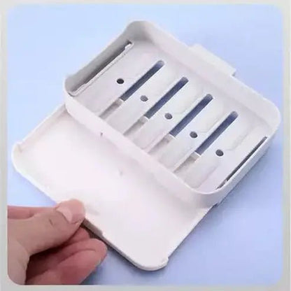 Bathroom Dish Soap Holder Soap Dishes & Holders Wall-mounted soap dish with drain box · Dondepiso