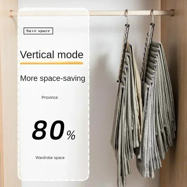 Multi clothes hanger for trousers scarves and jeans