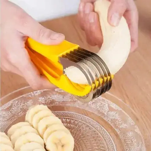 Steel Banana Slicer and Cucumber Shredder
