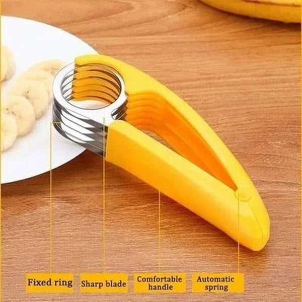 Steel Banana Slicer and Cucumber Shredder