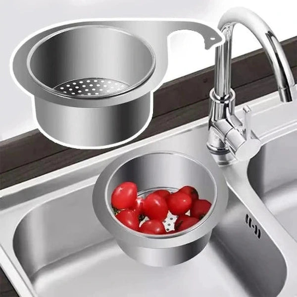 Swan-Shaped Stainless Steel Sink Drain Basket