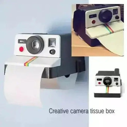 Polaroid Roll Paper Box Toilet Paper Holders White Hanging Retro Polaroid Roll Paper Box · Dondepiso