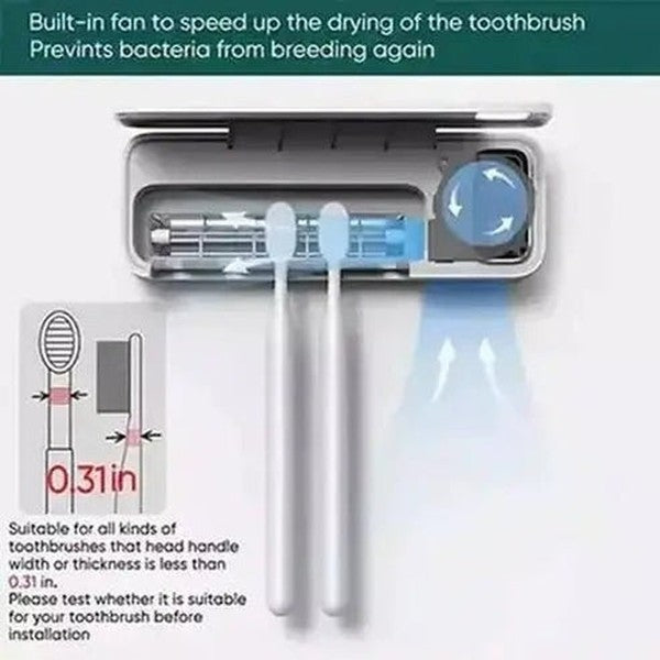 Toothbrush Sterilizer Holder Toothbrush Holders Wall Smart Sterilizer Toothbrush Holder – Dondepiso