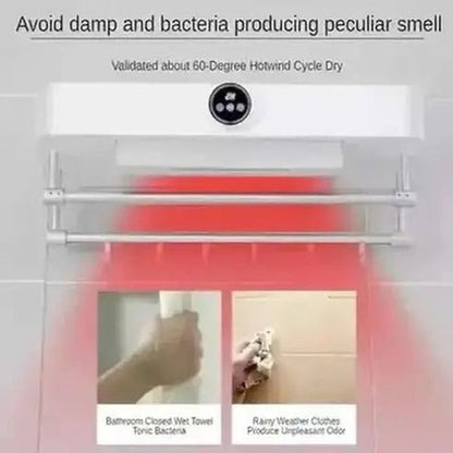 Smart Towel Rack Towel Racks & Holders White Xiaomi Xiaoda · Smart Heated Towel Rack · Dondepiso