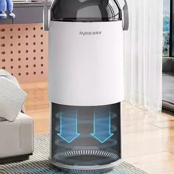 Round Garbage Bin Trash Cans & Wastebaskets White Gorgeous round trash can with automatic bagging – Dondepiso