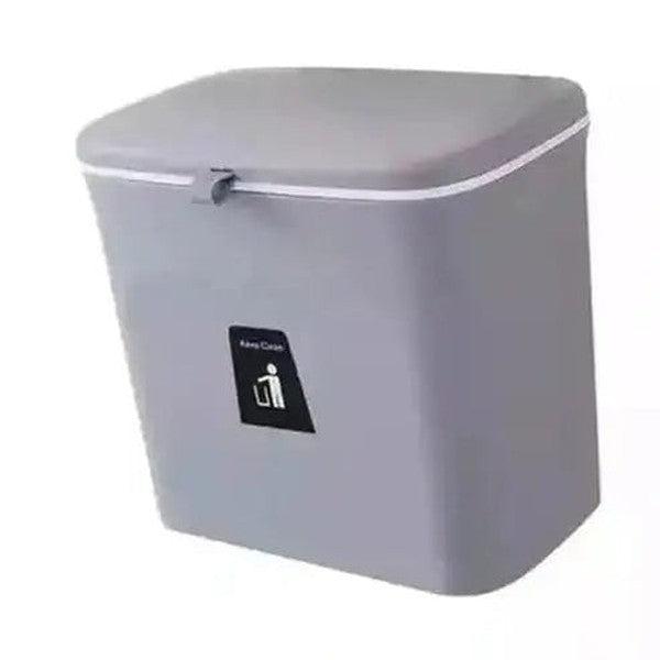 Hanging Garbage Bin Trash Cans & Wastebaskets Grey Hanging Cabinet Door Garbage Storage Bin · Dondepiso