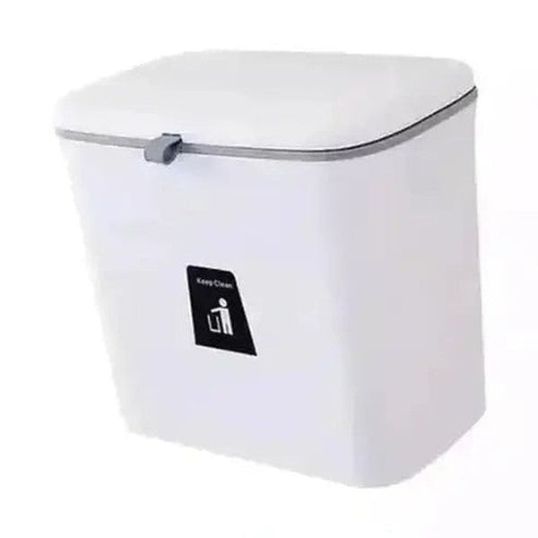 Hanging Garbage Bin Trash Cans & Wastebaskets White Hanging Cabinet Door Garbage Storage Bin · Dondepiso