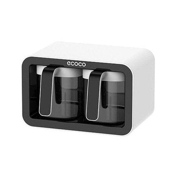 two-thirds cup capacity wall mounted spice rack accessory sugar bowl salt shaker seasoning container boxes and spoons storage supplies. type: spice organizers.