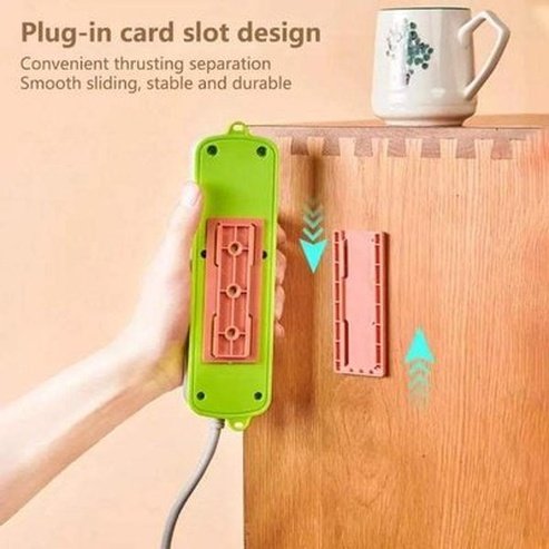 Adhesive Socket Storage Rack for Organized and Hassle-Free Office