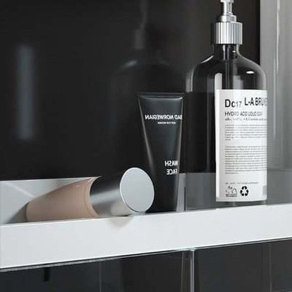 bathroom wall mounted shelf multifunctional toiletry storage rack kitchen seasoning bottle storage rack cosmetic organizer. type: bathroom accessory mounts.