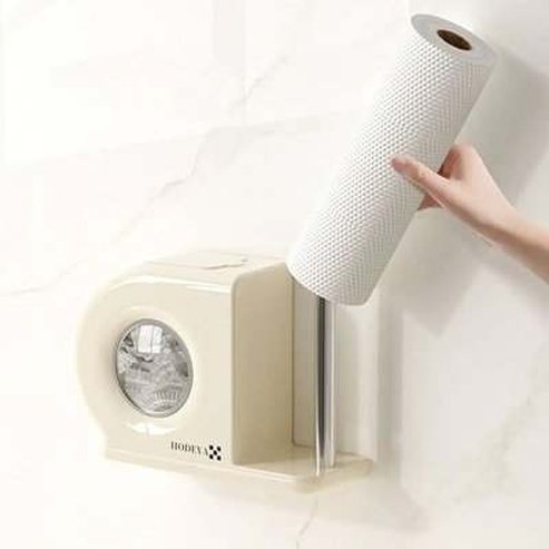 Wall Mounted Dustproof Keeping Plastic Wrap Storage Box