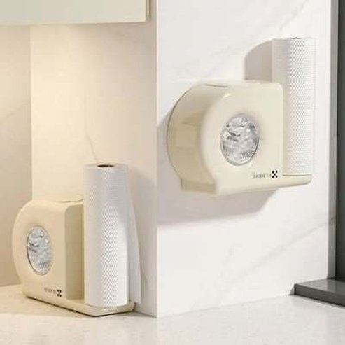 Wall Mounted Dustproof Keeping Plastic Wrap Storage Box