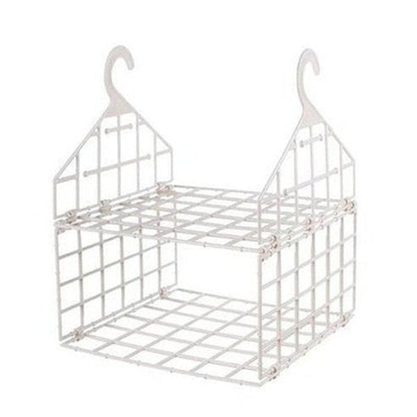 Wall Mounted Plastic Hanging Wardrobe Organizer